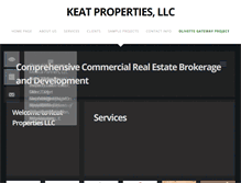 Tablet Screenshot of keatproperties.com